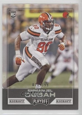 2016 Panini Playoff Rookies Kickoff 24/199 Emmanuel Ogbah #231 Rookie RC 0c2
