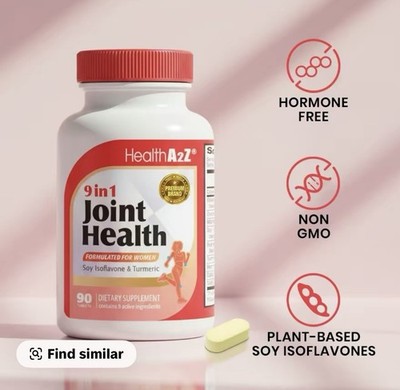 HealthA2Z 9 in 1 Joint Health for Women 90 Tablets, 30-Day Supply Exp 07/2028