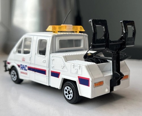 Corgi C674/2 Ford Transit RAC Service Recovery Truck White Boxed Vintage 1986 - Picture 10 of 24