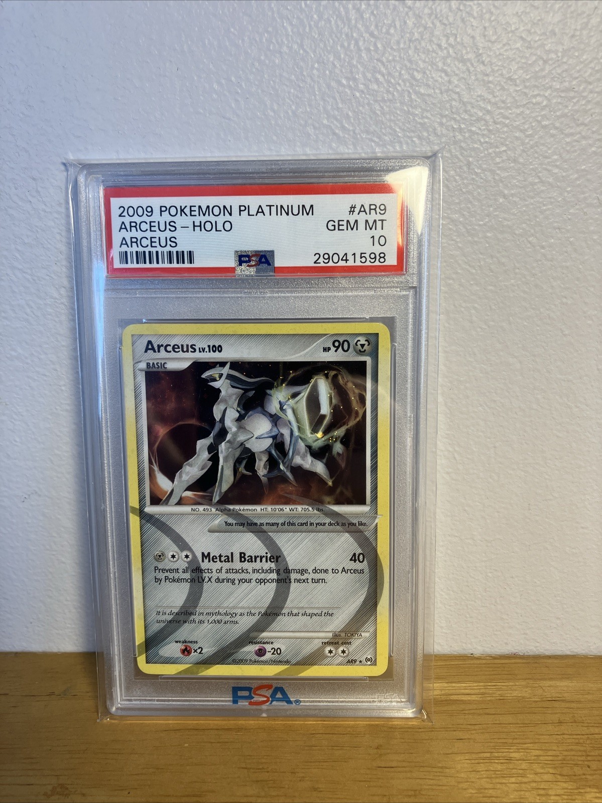 Arceus AR9 Platinum Arceus PSA 10