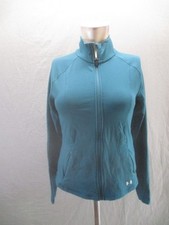 Under Armour HEAT GEAR Size S Womens Zip Up Stand Collar Pocket Track Jacket 213