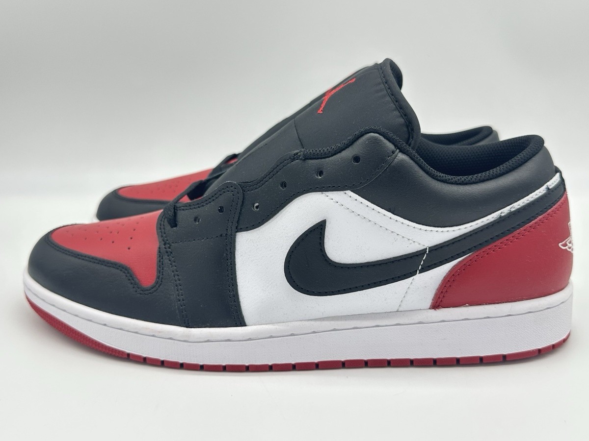 Size 12 - Air Jordan 1 Low Bred Toe 2.0 for sale online | eBay