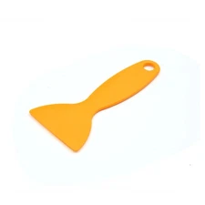 Mini Car Auto Window Film Scraper Edge Insert Squeegee Snow Removal Tool Orange