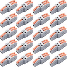 20 Piece 1 In 2 Out Mini Nylon Electrical Wire Connectors