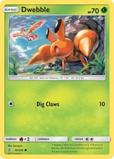 Dwebble - [SM11 - 10/236] - LP - SM - Unified Minds - Pokemon on eBay