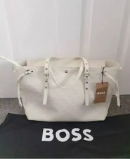 BOSS Women's Cindy Shopper Tote Bag, Open White £349