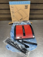 Hoky 23T Floor and Carpet Sweeper RotorBrush - Red - Damaged Box - New Unused