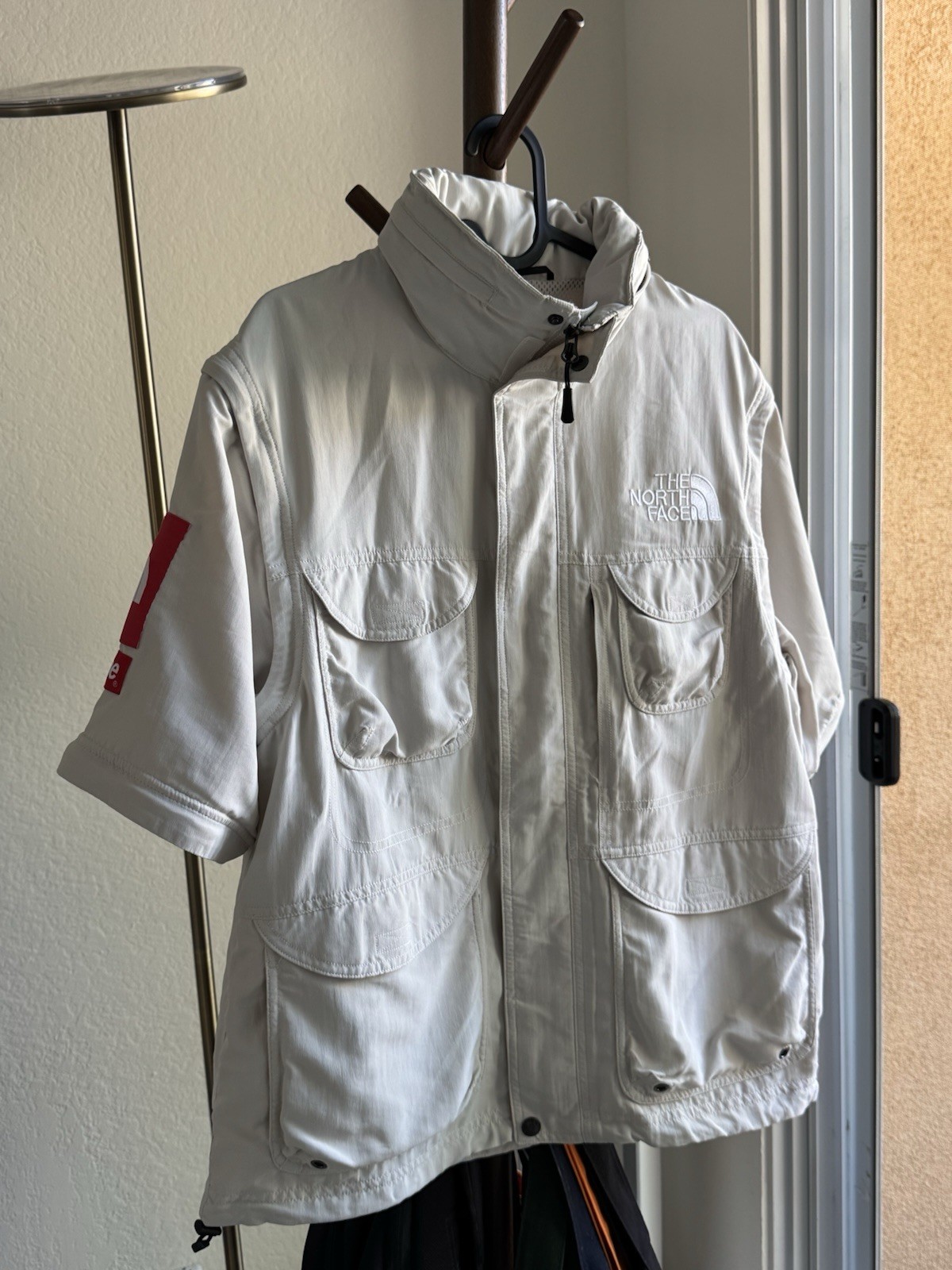 Supreme The North Face Trekking Convertible Jacket White Size Small image 4