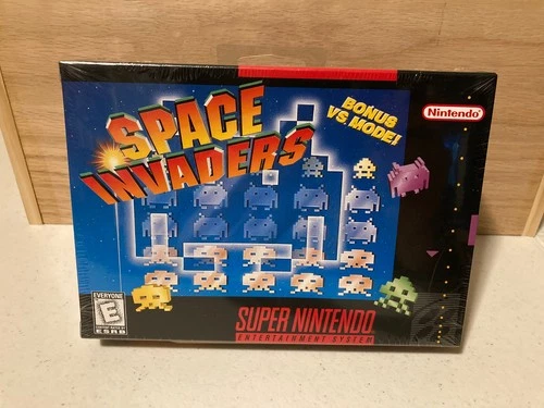 Space Invaders Super Nintendo SNES - NEW  Sealed