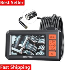 Waterproof Digital Borescope with 16.5FT Cable & 7 LED Lights - Orange