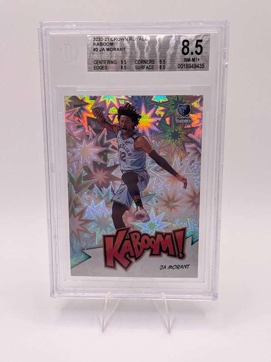 Ja morant Kaboom 2020 Crown Royale BGS 8.5 PANINI