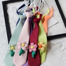 1pcs Women Girl Cute Necktie Accessories Adjustable Casual Tie for Blouse Shirt