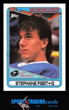 1990-91 Topps #312 Stephane Fiset Quebec Nordiques