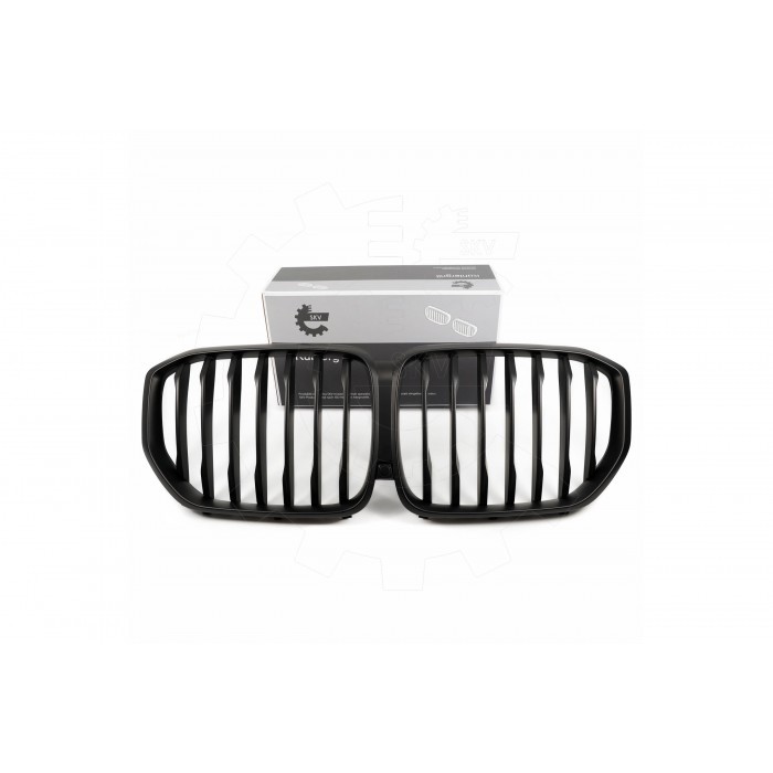 Calandre haut de gamme finition noire brillante compatible BMW X5 F95 et G05