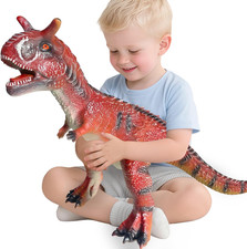 Big Carnotaurus 28 Inch, Dinosaur Toys for Kids 3-5, Large Inflatable Dinosaur T