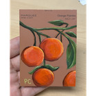 ACEO Miniature Art “Orange Flambe” Acrylic Paicey Clower Original plccreates — photo 1