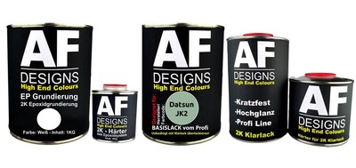 FÜR Datsun JK2 Emerald 3.7L Autolack SET 2K Epoxid Grundierung Klarlack