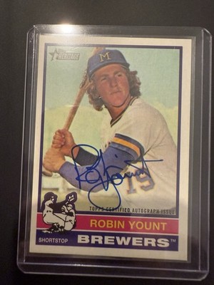 2025 Topps Heritage High Number - Real One Autographs Robin Yount #ROA-RY (AU)