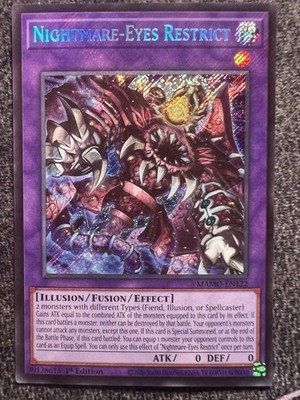 Yugioh Nightmare-Eyes Restrict MAMO-EN122 Secret Rare 1st Edition NM