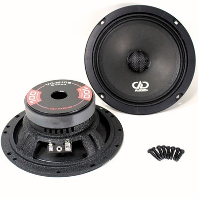 6.5'' 100 Watt RMS 4 Ohm Voice Optimized Midrange Speaker Pair DD Audio VO-M106