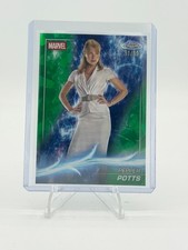 2025 Topps Marvel Studios Sapphire - Green Sapphire - /99 - #5 - Pepper Potts