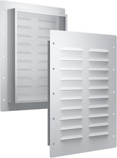 2 Pack Heavy Duty Container Air Vents, Shipping Container Vent with Metal Mesh,