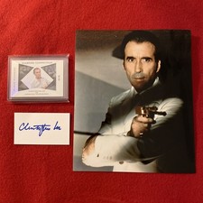 James Bond Autograph Christopher Lee Black Diamond Connection Scaramanga”TMWTGG”