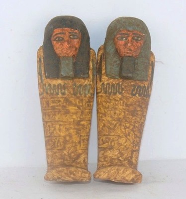 Rare Ancient Egyptian Antique 2 Ushabti Egyptian Mythology BC #Egyptology_BC