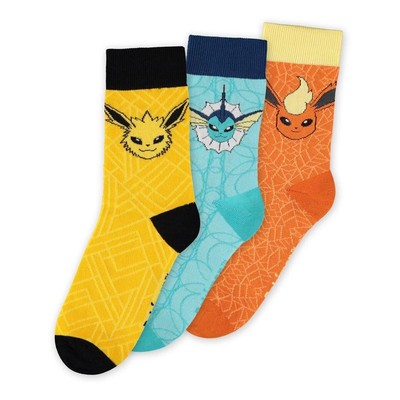 Pokemon Socken 3er Pack Eevee Evolution 43-46