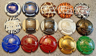 Capsule de Champagne : Lettre "E" Lot de 15 Suivant l'ordre !!!