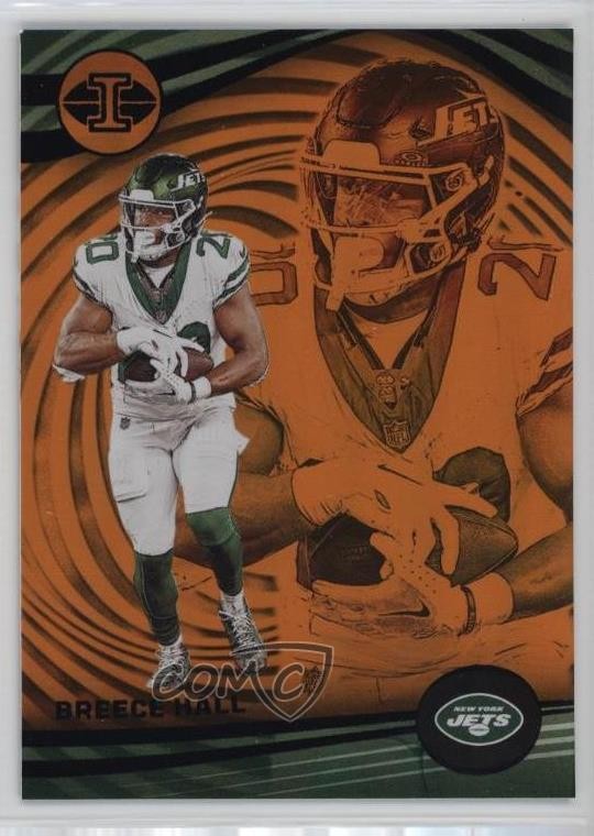 2023 Panini Illusions Orange Breece Hall #100 3b8