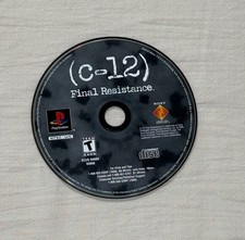 C-12 Final Resistance PS1 PlayStation 1 Disc Only Tested