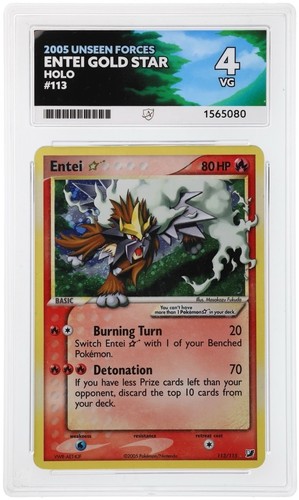 Entei ★ graded ACE 4 for sale on eBay