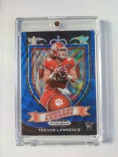 Trevor Lawrence 2021 PRIZM DRAFT PICKS CRUSADE BLUE WAVE /249 RC #161 rookie 