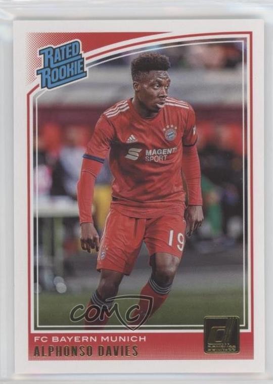 2018-19 Panini Donruss Rated Rookie Alphonso Davies #176 Rookie RC 0yl6