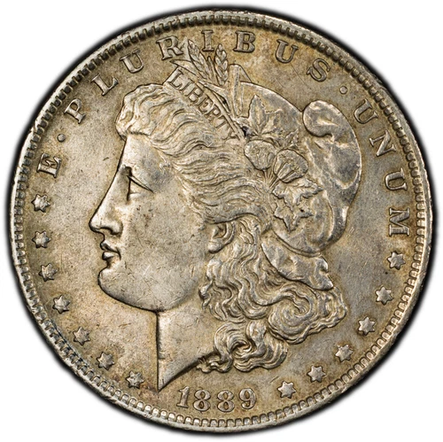 1889-O Morgan Silver Dollar - PCGS GOLD SHIELD AU55 - ORIGINAL TONED BETTER DATE