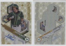 2018 Bowman High Tek Prospects Gold Rainbow Diffractor /50 Austin Beck Auto