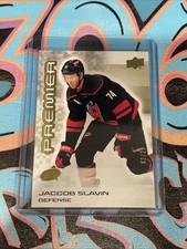 Jaccob Slavin 02/25 Gold 2024-25 Upper Deck Premier Carolina Hurricanes (GH1)