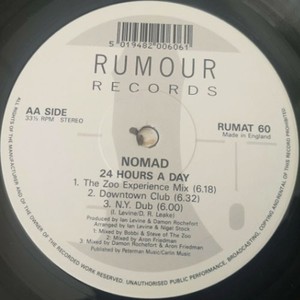 Nomad – 24 Hours A Day 12" Vinyl-6 Versions-RUMAT 60