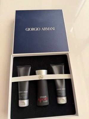 Giorgio Armani Code Sport EDT 50 ml 1.7 oz GIFT SET SHOWER GEL + AFTERSHAVE BALM