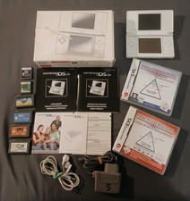 Nintendo DS Lite Weiß Original Verpackung Guter Zustand mit Spiele
