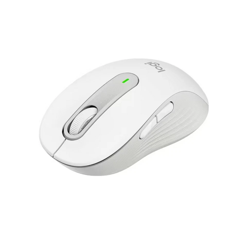 Logitech Signature M650 Wireless Funkmaus Weiß Leise Klicks Anpassbare Tasten - Bild 2 von 4