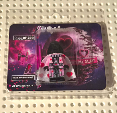 JB SPIELWAREN Lego Star Wars Custom Figur Dark Lord of Love Darth Vader