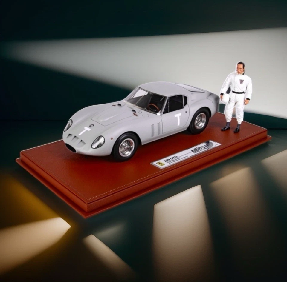 1:18 BBR FERRARI 250 GTO TEST MONZA 1961 MOSS MAIRESSE NO MR D&G AMALGAM 087/200 - Image 2 of 4