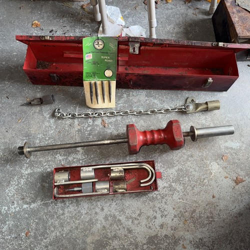 MAC Tools Heavy Duty 12 lb. Body Knocker Slide Hammer Dent Puller Tool Set