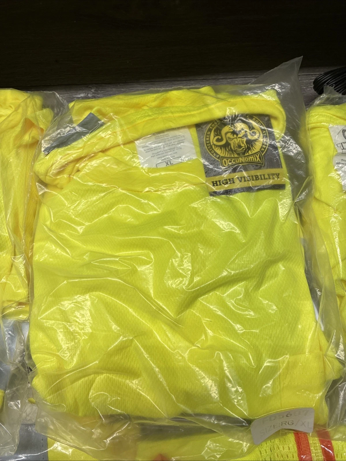 New Majestic High-Visibility Yellow Safety Overalls Sz XL Reflective + Vest + 4 image 4