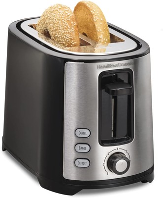2 Slice Extra Wide Slot Toaster with Bagel & Defrost Settings, Shade Selector