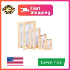 Worown Wooden Paper Making Screen Mould and Deckle Frame 2 in 1