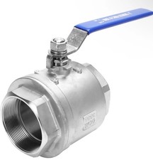 Full Port Ball Valve Stainless Steel 304 Heavy Duty Water, Oil, and Gas 4" NPT 