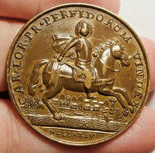 1744 BRITISH HELP IN BATTLE OF PRAGUE 7 YEAR & FRENCH & INDIAN WAR  S-1045.B